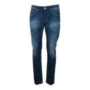 Dondup Klassiska jeans med Elastomultiester-blandning Blue, Herr