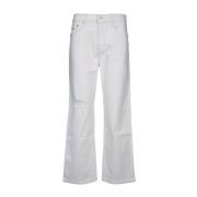 Tommy Jeans Casual Denim Byxor för Män White, Dam