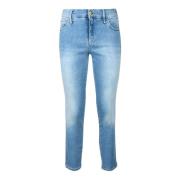 Cycle Denim Stretch Jeans Blue, Dam