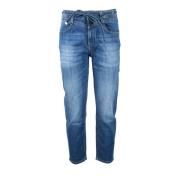 Kaos Denim Jeans med 98% bomull Blue, Dam