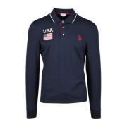 U.s. Polo Assn. Mörkblå Herrskjorta Blue, Herr