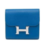 Hermès Vintage Pre-owned Laeder plnbcker Blue, Dam