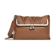 Max Mara Weekend Vintage-inspirerad Brun Pasticcino Väska Brown, Dam