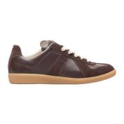 Maison Margiela Italienska Panel Sneakers Brown, Herr