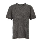 Alexander Wang Mörkgrå Bomullsblandning T-shirt Gray, Herr