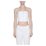 Tommy Jeans Vår/Sommar Damtopp Bustier White, Dam