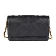 Tory Burch Elegant Kedjeplånbok Black, Dam