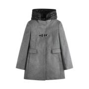 Fay Grå Toggle Coat inspirerad av montgomery Gray, Dam