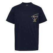 Tommy Hilfiger Signatur Bakre Logotyp T-shirt Blue, Herr