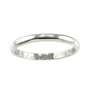 Cartier Vintage Pre-owned Platina ringar Gray, Dam