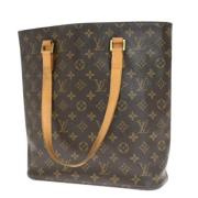 Louis Vuitton Vintage Pre-owned Canvas axelremsvskor Brown, Dam