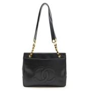 Chanel Vintage Pre-owned Laeder chanel-vskor Black, Dam