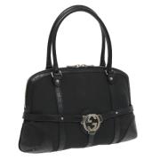 Gucci Vintage Pre-owned Canvas totevskor Black, Dam