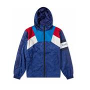 Tommy Hilfiger Färgblockerad huva trackjacka Blue, Herr