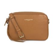 Lancaster Dragkedja Crossbody Väska Dune Brown, Dam