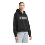 Pinko Hoodie med stil Black, Dam