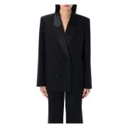 Anine Bing Ull Ross Blazer Rökning Black, Dam