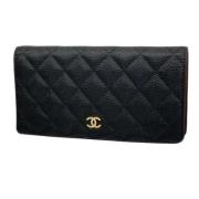 Chanel Vintage Pre-owned Laeder plnbcker Black, Dam