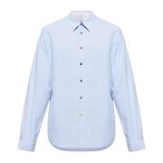 PS By Paul Smith Bomullsskjorta Blue, Herr