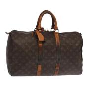 Louis Vuitton Vintage Pre-owned Canvas resvskor Brown, Dam