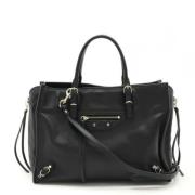 Balenciaga Vintage Pre-owned Laeder handvskor Black, Dam