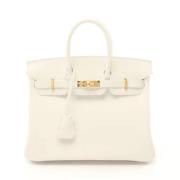 Hermès Vintage Pre-owned Laeder handvskor White, Dam