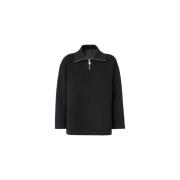 Pinko Hög Hals Sweatshirt Black, Dam