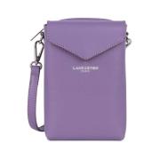 Lancaster Dubbel Zip Smartphone Fodral Maya Mörk Mauve Purple, Dam