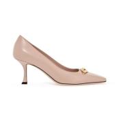 Jimmy Choo Diamantdetalj Läderklackar Pink, Dam