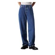 Calvin Klein Jeans Avslappnad passform Denim Jeans Blue, Dam