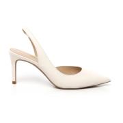 Michael Kors Pointed Flat Shoes Stiletto Heel White, Dam