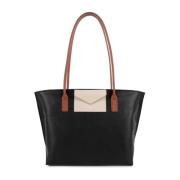 Lancaster Shoulder Bags Black, Dam