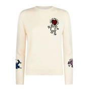 MC2 Saint Barth Crew Neck Sweater White, Dam