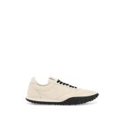 Jil Sander Mjuka Deer Leather Moon Sneakers Beige, Herr