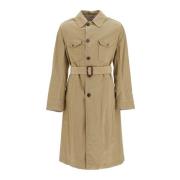 Maison Margiela Vändbar trenchcoat med fyra stygn Beige, Herr