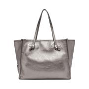 Gianni Chiarini Elegant läderhandväska med Pochette Gray, Dam