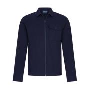 Cavallaro Stilig Overshirt Jacka Blue, Herr