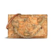 Alviero Martini 1a Classe Geo Classic Kedja Clutch med Gyllene Logotyp...