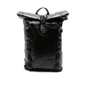 Rains Svart Vattentät Rolltop Ryggsäck Black, Dam