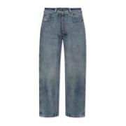 Maison Margiela Jeans med vintageeffekt Blue, Dam