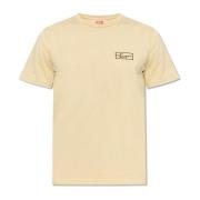 Kenzo T-shirt med logotyp Beige, Herr