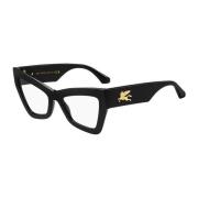 Etro Svarta Optiska Bågar Elegant Stil Black, Dam