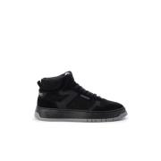 Iceberg Oversized sneakers inspirerade av vintage basketstil Black, He...