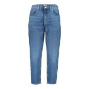 Tommy Hilfiger Blå Mom Jeans Ultra High Tapered Blue, Dam