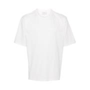 Studio Nicholson Vit Bomull Crew Neck T-shirt White, Herr