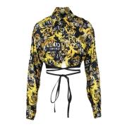 Versace Jeans Couture Viskos Skjorta Multicolor, Dam