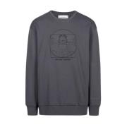 Iceberg Antracit överdimensionerad sweatshirt Gray, Herr