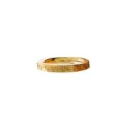 Versace Greca Ring Yellow, Unisex