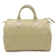 Louis Vuitton Vintage Pre-owned Canvas handvskor White, Dam