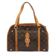 Louis Vuitton Vintage Pre-owned Canvas handvskor Brown, Dam